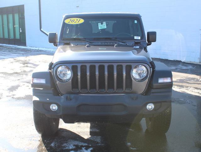 used 2021 Jeep Wrangler Unlimited car, priced at $28,350