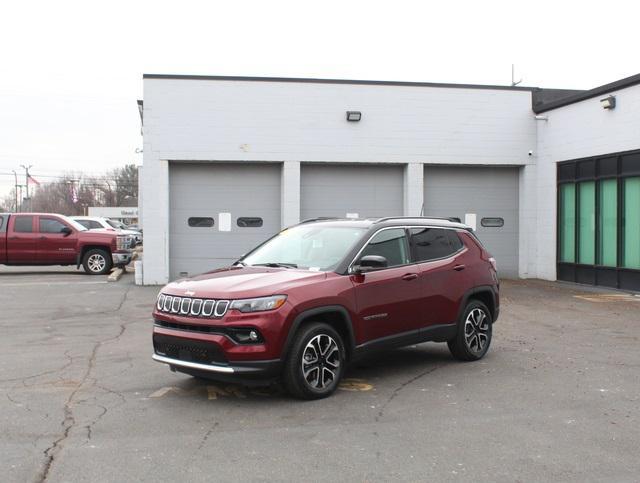 used 2022 Jeep Compass car, priced at $23,120