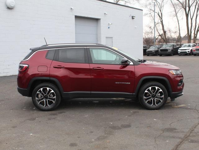 used 2022 Jeep Compass car, priced at $23,120