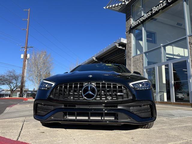 new 2025 Mercedes-Benz AMG C 43 car, priced at $76,225