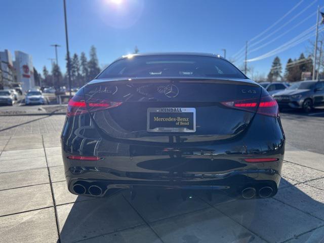 new 2025 Mercedes-Benz AMG C 43 car, priced at $76,225