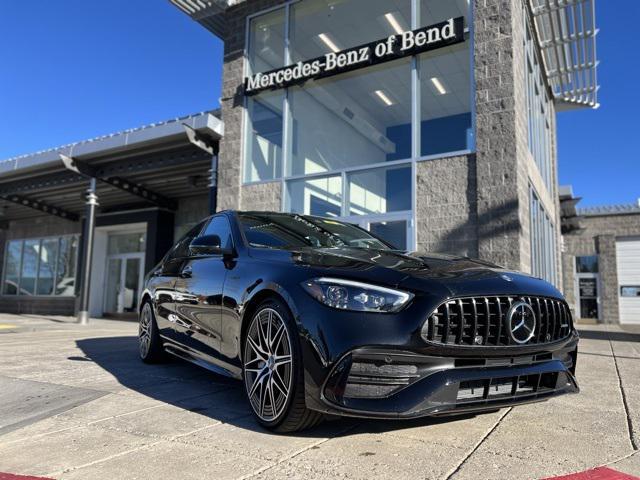 new 2025 Mercedes-Benz AMG C 43 car, priced at $76,225