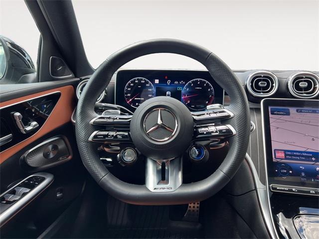 used 2024 Mercedes-Benz AMG C 43 car, priced at $71,995