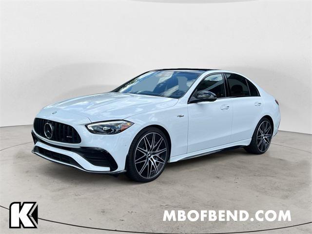 used 2024 Mercedes-Benz AMG C 43 car, priced at $71,995