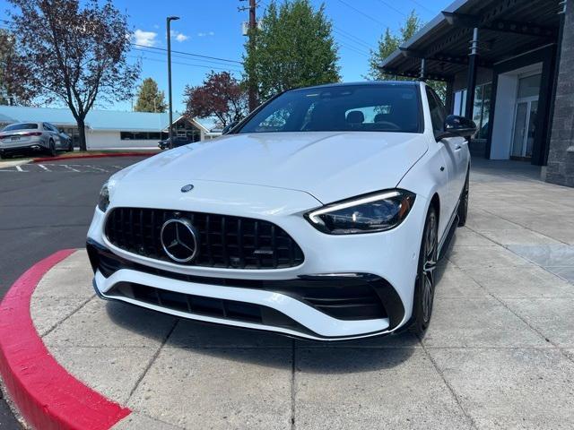 new 2024 Mercedes-Benz AMG C 43 car, priced at $77,925