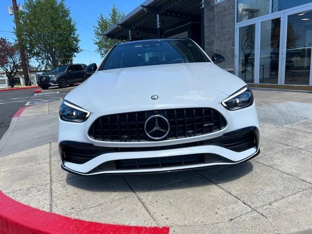 new 2024 Mercedes-Benz AMG C 43 car, priced at $77,925