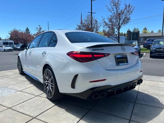 new 2024 Mercedes-Benz AMG C 43 car, priced at $77,925