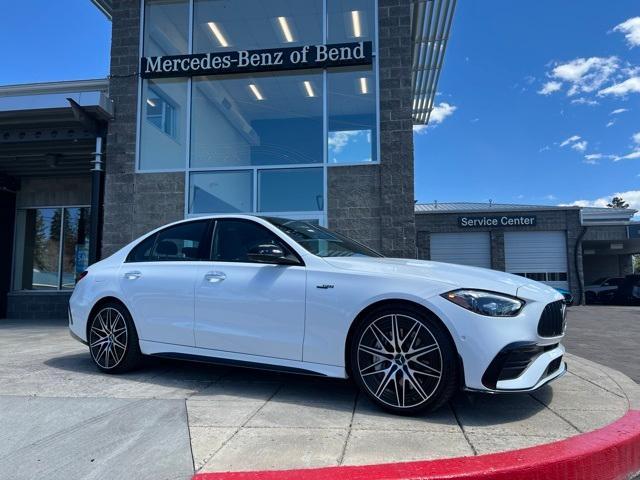 new 2024 Mercedes-Benz AMG C 43 car, priced at $77,925