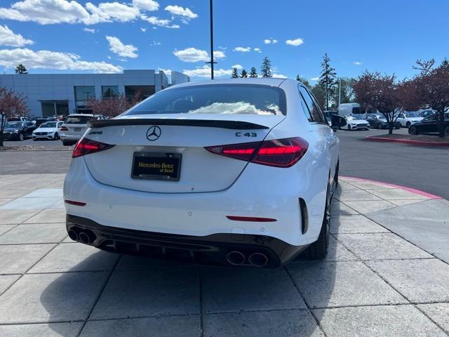 new 2024 Mercedes-Benz AMG C 43 car, priced at $77,925