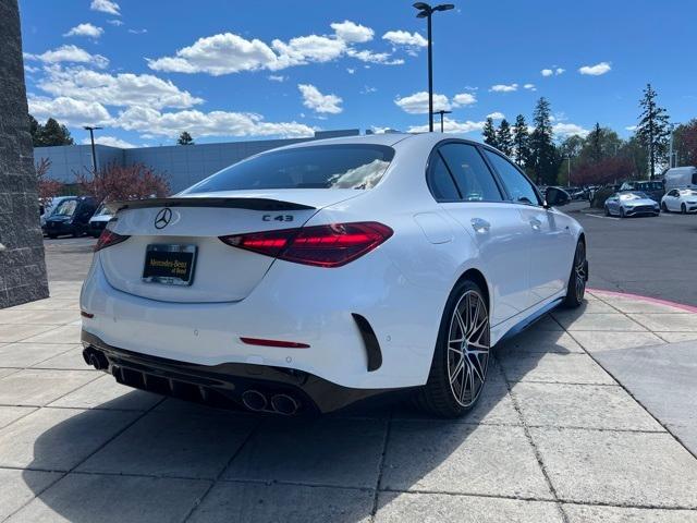 new 2024 Mercedes-Benz AMG C 43 car, priced at $77,925