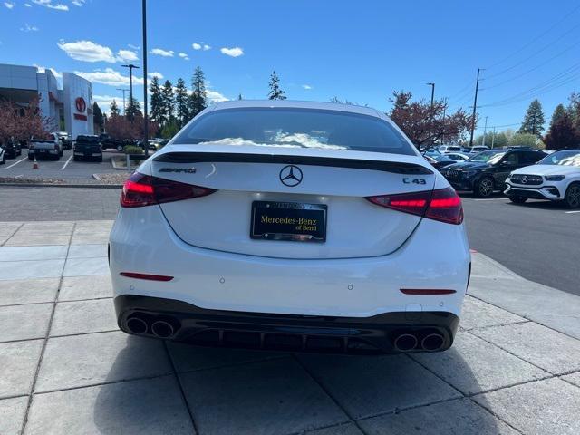 new 2024 Mercedes-Benz AMG C 43 car, priced at $77,925