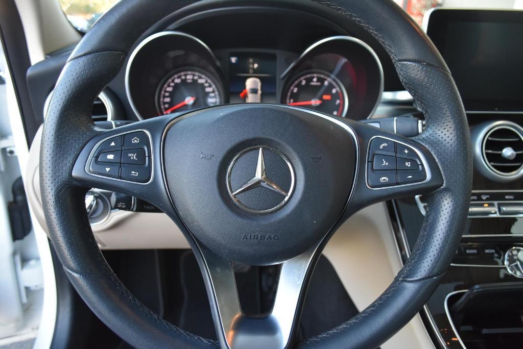 used 2018 Mercedes-Benz C-Class car, priced at $19,000
