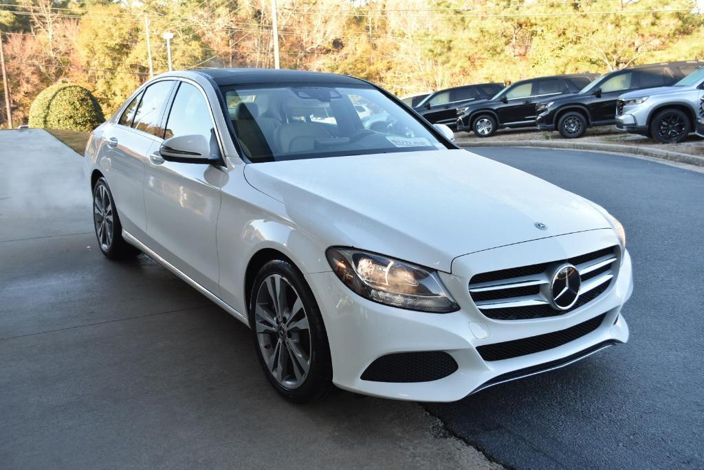 used 2018 Mercedes-Benz C-Class car, priced at $19,000