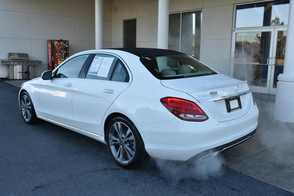 used 2018 Mercedes-Benz C-Class car, priced at $19,000