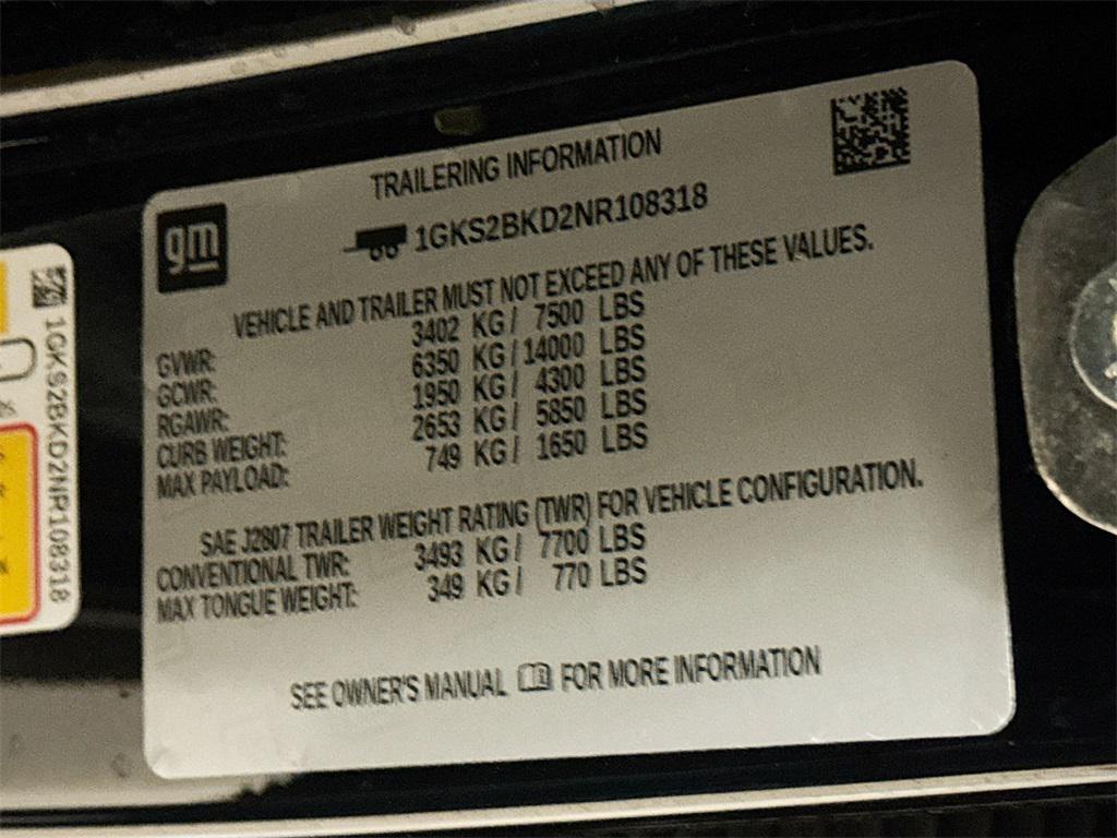 used 2022 GMC Yukon car, priced at $44,500