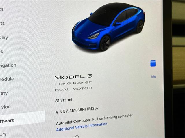 used 2022 Tesla Model 3 car, priced at $25,995