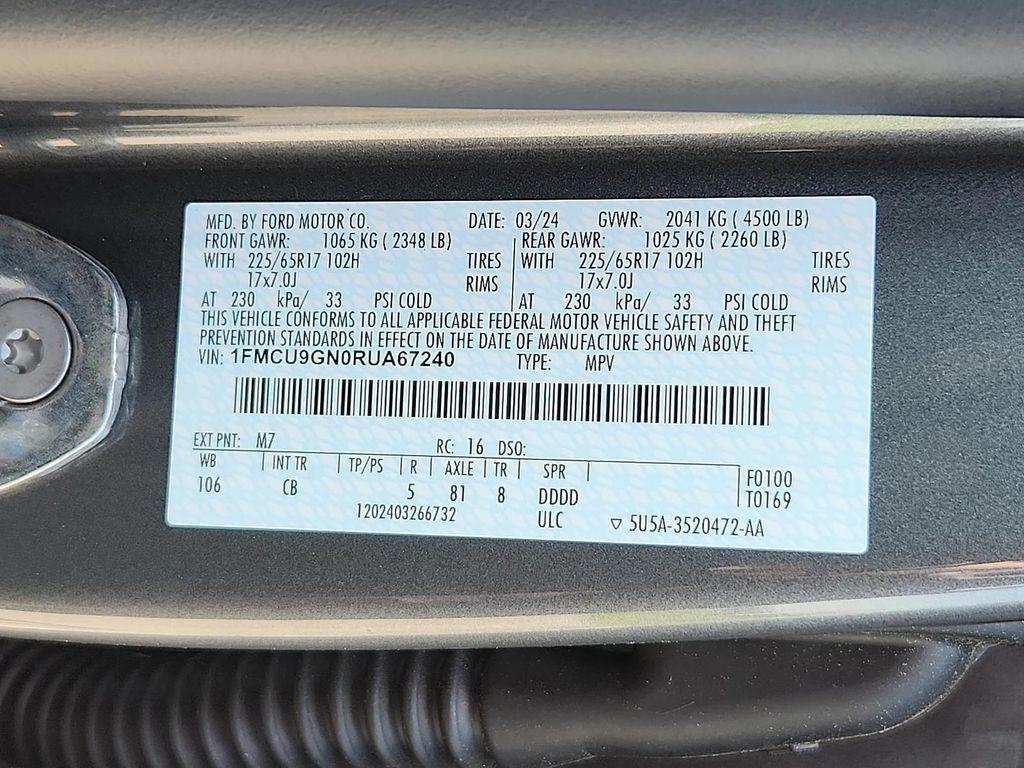 new 2024 Ford Escape car, priced at $27,488