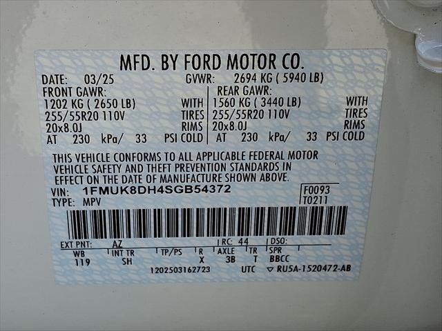 new 2025 Ford Explorer car, priced at $46,937