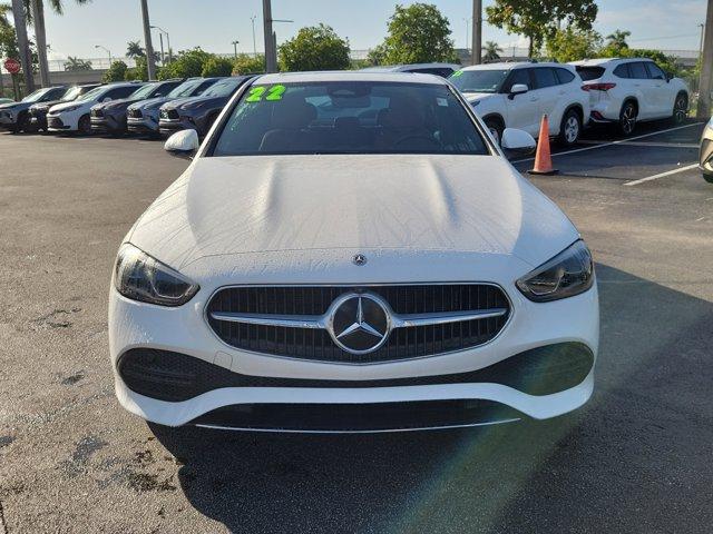 used 2022 Mercedes-Benz C-Class car, priced at $32,990