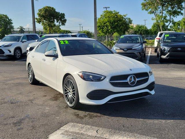 used 2022 Mercedes-Benz C-Class car, priced at $32,990