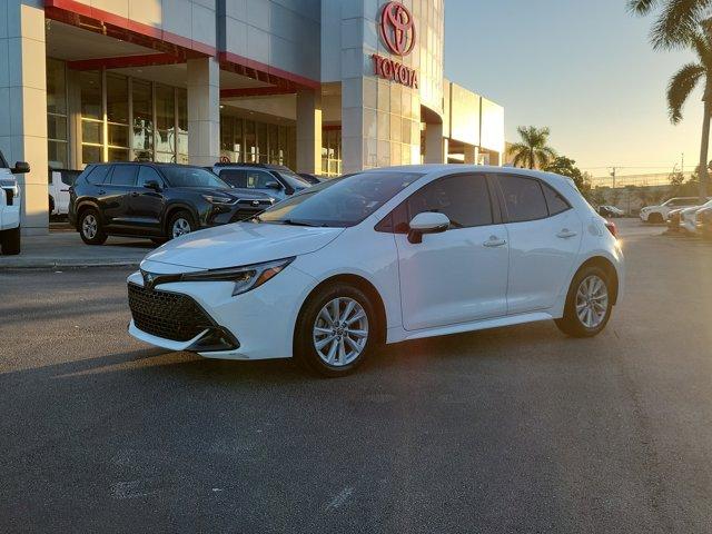 used 2024 Toyota Corolla Hatchback car, priced at $18,423