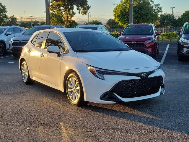 used 2024 Toyota Corolla Hatchback car, priced at $18,423