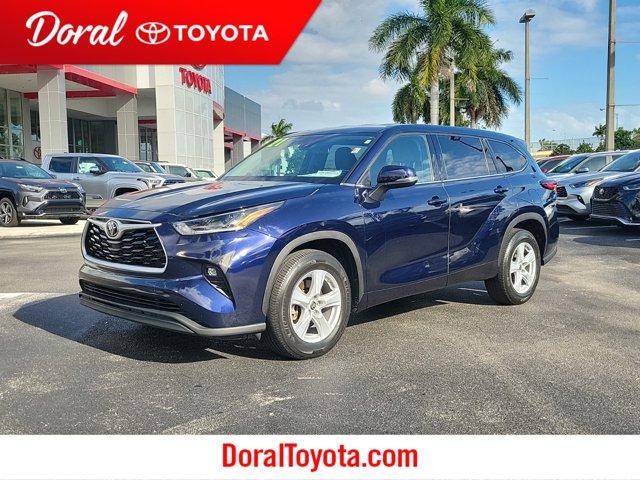 used 2021 Toyota Highlander car, priced at $29,764