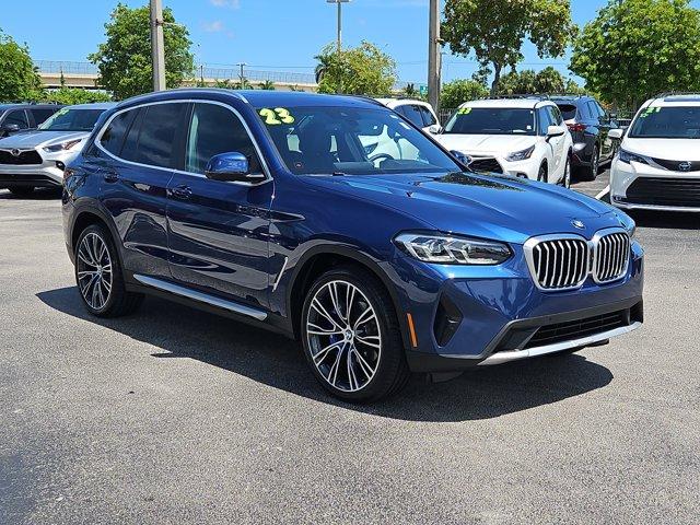 used 2023 BMW X3 car, priced at $36,600