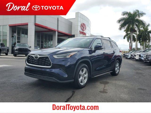 used 2021 Toyota Highlander car, priced at $29,089