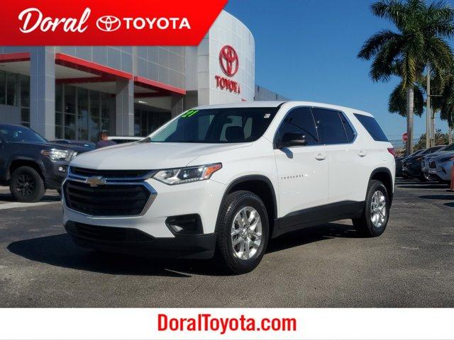 used 2021 Chevrolet Traverse car, priced at $22,427