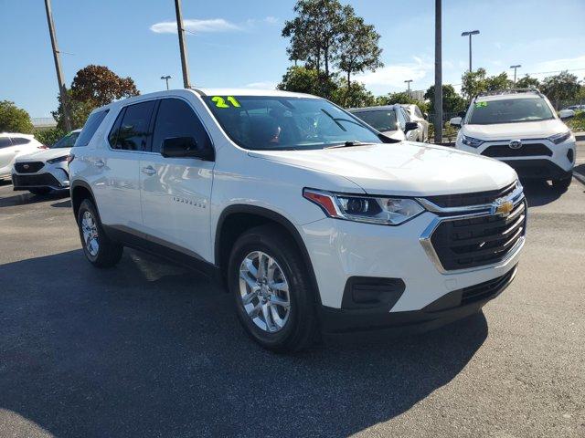 used 2021 Chevrolet Traverse car, priced at $22,427