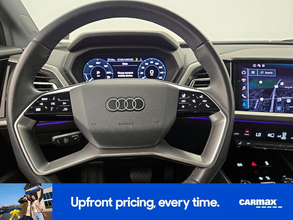 used 2023 Audi Q4 e-tron car, priced at $30,998