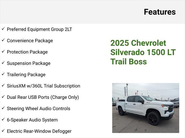 new 2025 Chevrolet Silverado 1500 car, priced at $55,497