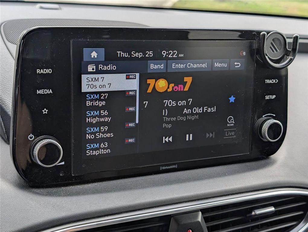 used 2021 Hyundai Santa Fe car, priced at $19,599