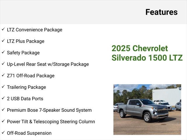 new 2025 Chevrolet Silverado 1500 car, priced at $58,074