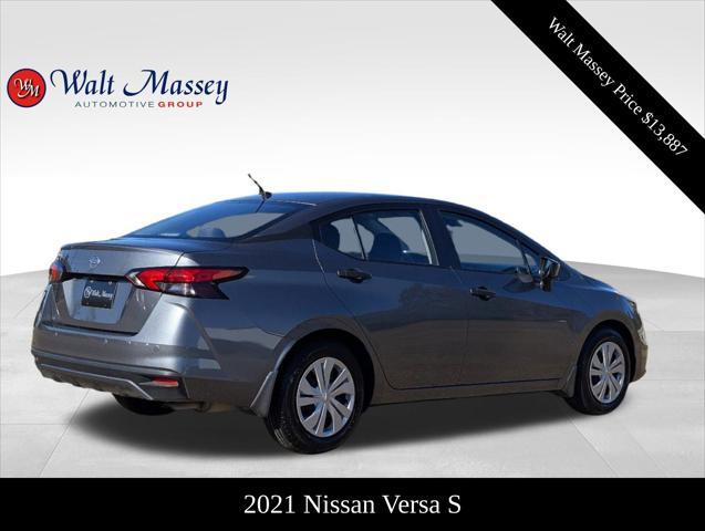 used 2021 Nissan Versa car, priced at $13,887