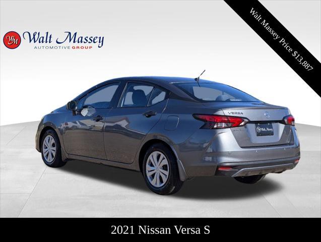 used 2021 Nissan Versa car, priced at $13,887