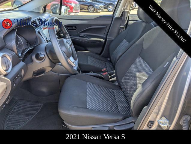 used 2021 Nissan Versa car, priced at $13,887