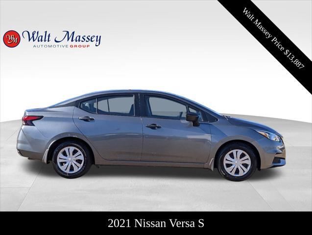 used 2021 Nissan Versa car, priced at $13,887