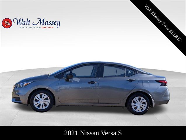 used 2021 Nissan Versa car, priced at $13,887