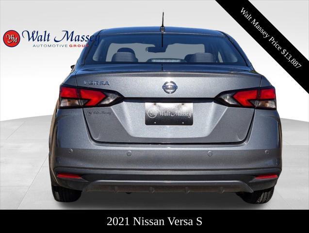 used 2021 Nissan Versa car, priced at $13,887