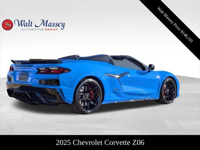 new 2025 Chevrolet Corvette car, priced at $148,195