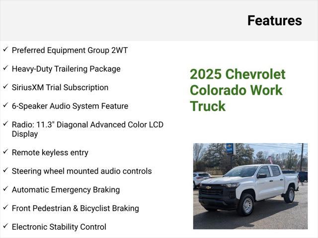 new 2025 Chevrolet Colorado car, priced at $34,186