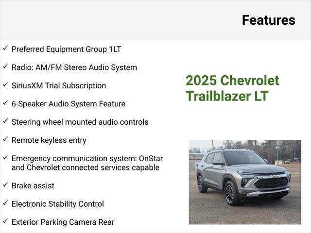 new 2025 Chevrolet TrailBlazer car, priced at $24,165