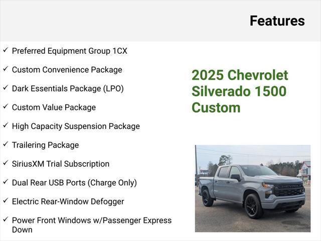 new 2025 Chevrolet Silverado 1500 car, priced at $44,070