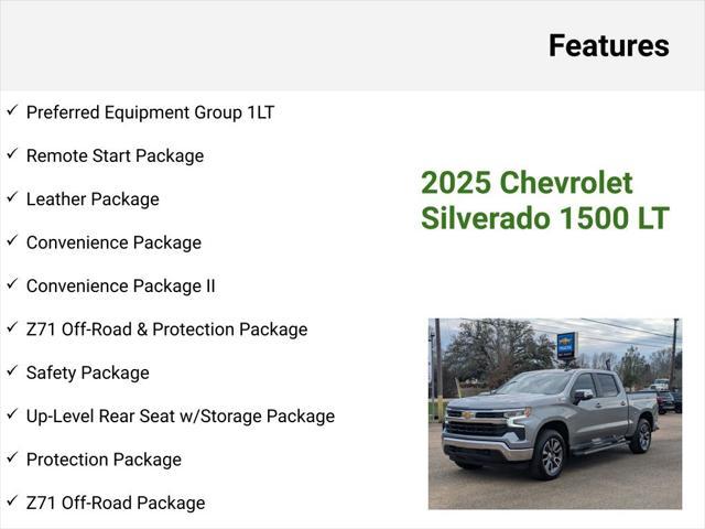 new 2025 Chevrolet Silverado 1500 car, priced at $58,460