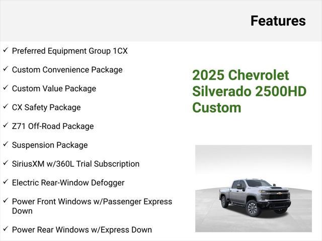 new 2025 Chevrolet Silverado 2500 car, priced at $55,937
