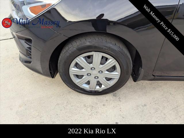 used 2022 Kia Rio car, priced at $15,000