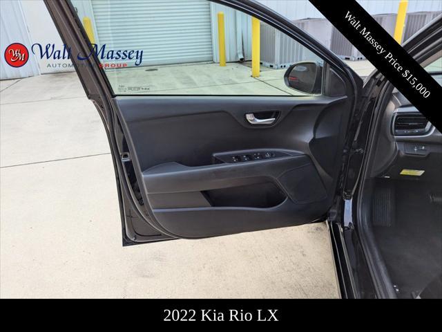 used 2022 Kia Rio car, priced at $15,000