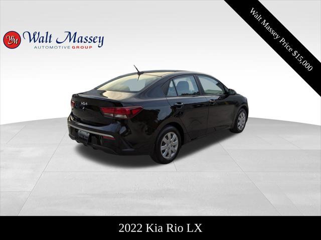 used 2022 Kia Rio car, priced at $15,000